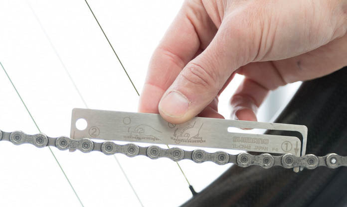 mantenimiento de la cadena de la bicicleta