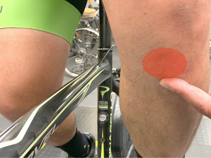 dolor de rodilla en el ciclismo