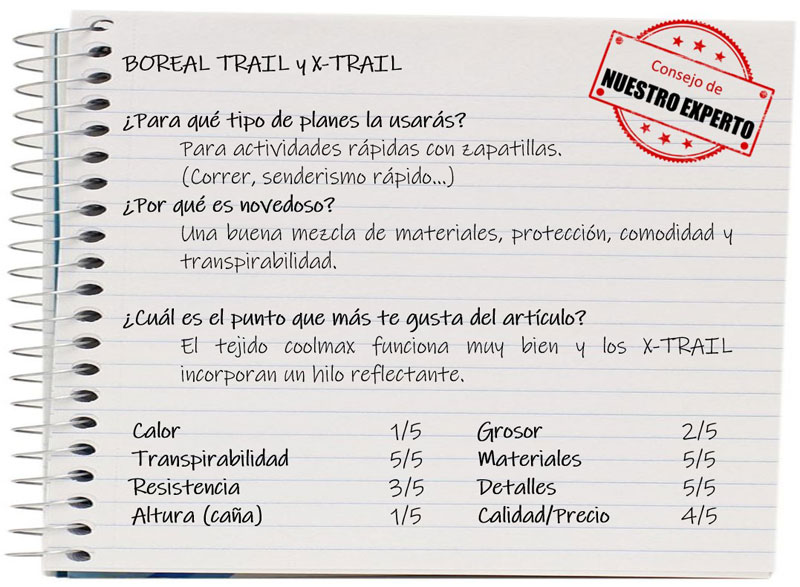Boreal Trail y X-Trail